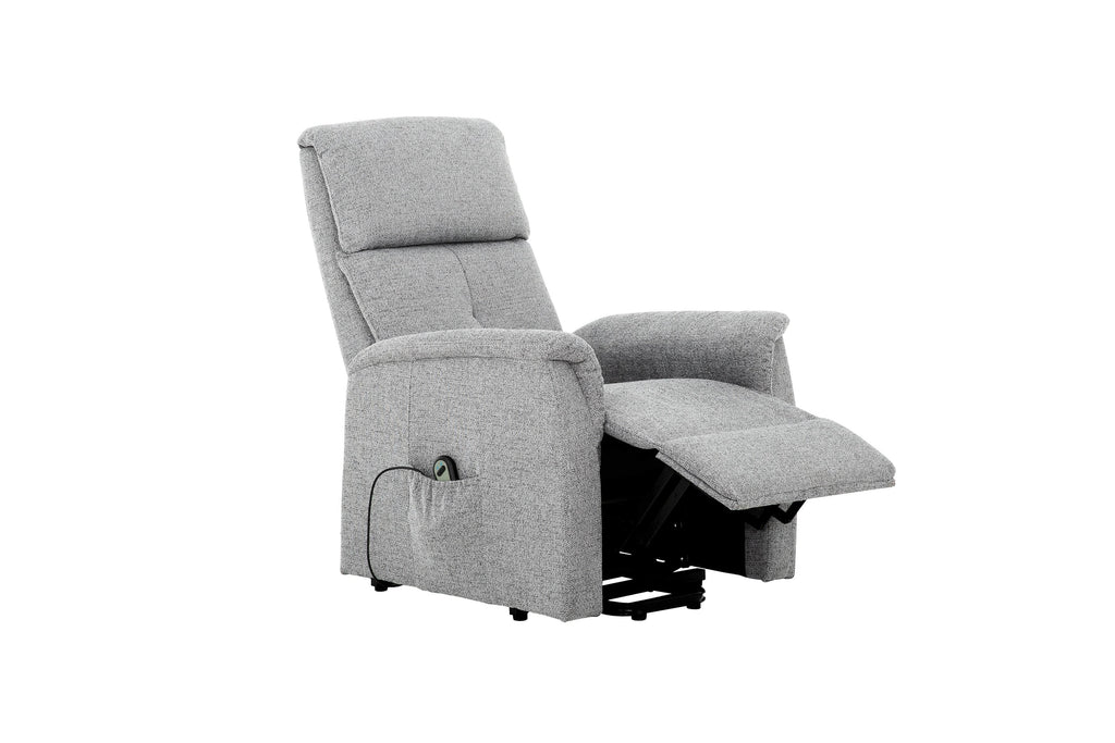Evelyn Padded Power Lift Reclining Chair in Grey