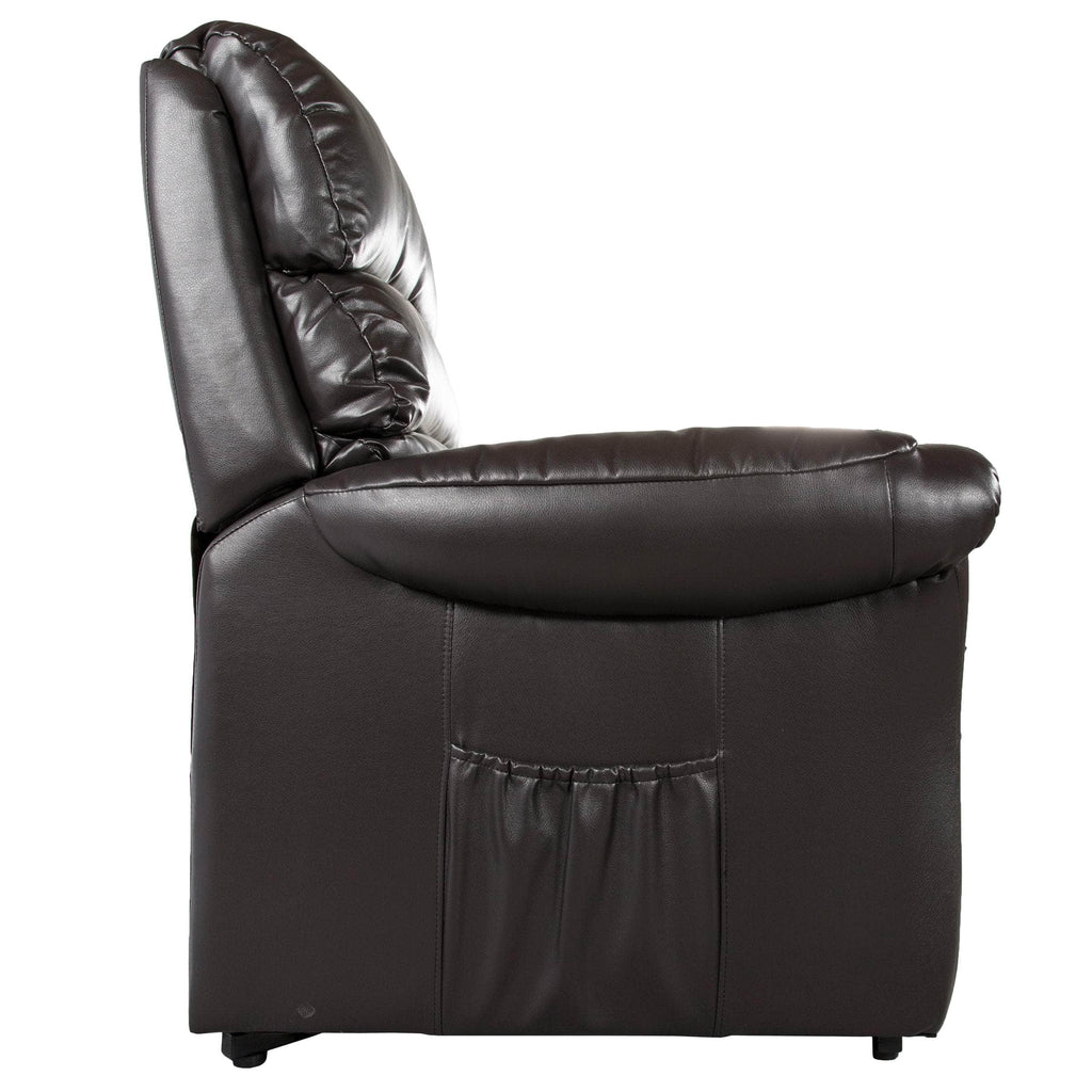 Fitzgerald Bonded Leather Power Lift Reclining Chair - Available in 2 Colours