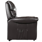 Fitzgerald Bonded Leather Power Lift Reclining Chair - Available in 2 Colours