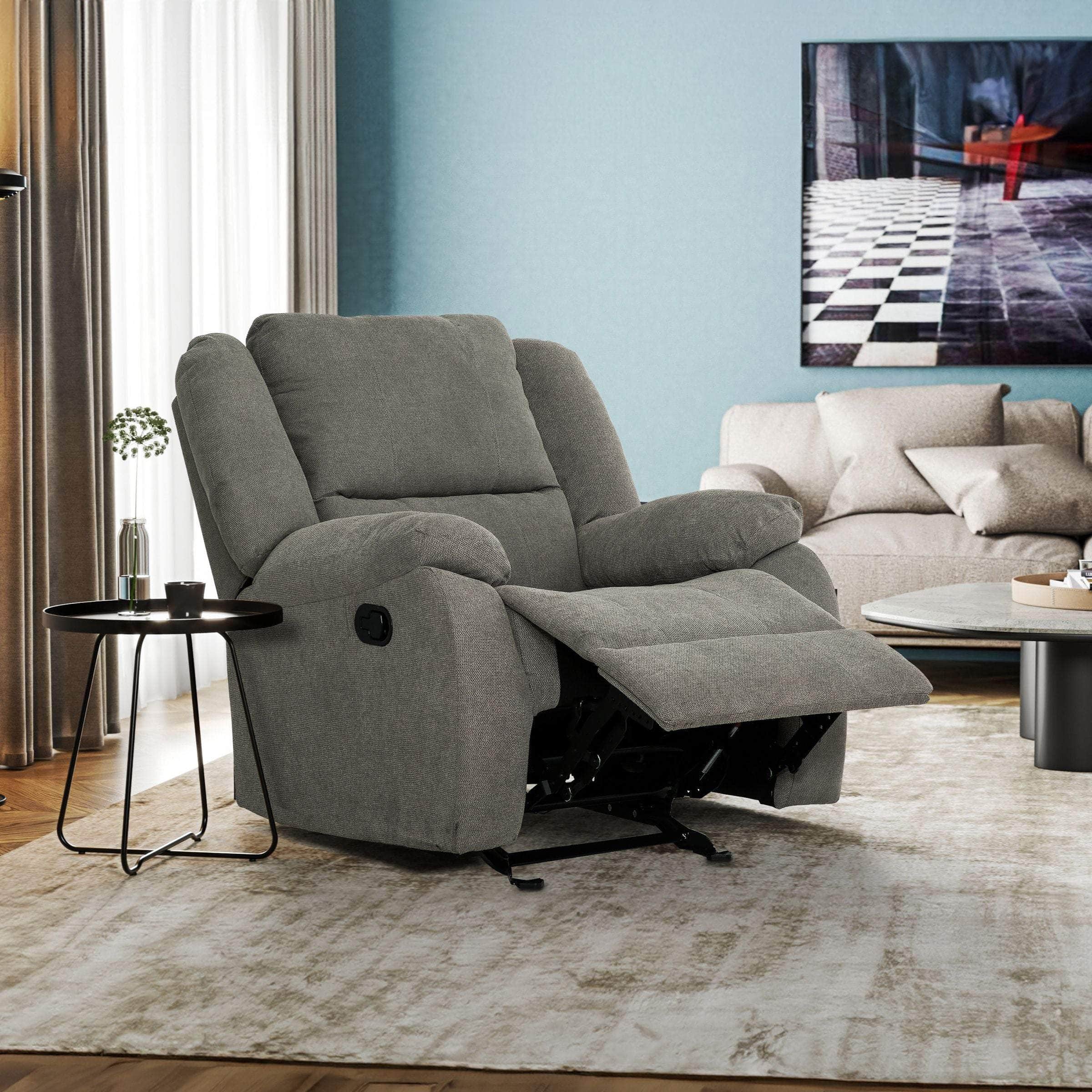 Amos Rocker Reclining Chair in Allure Ash