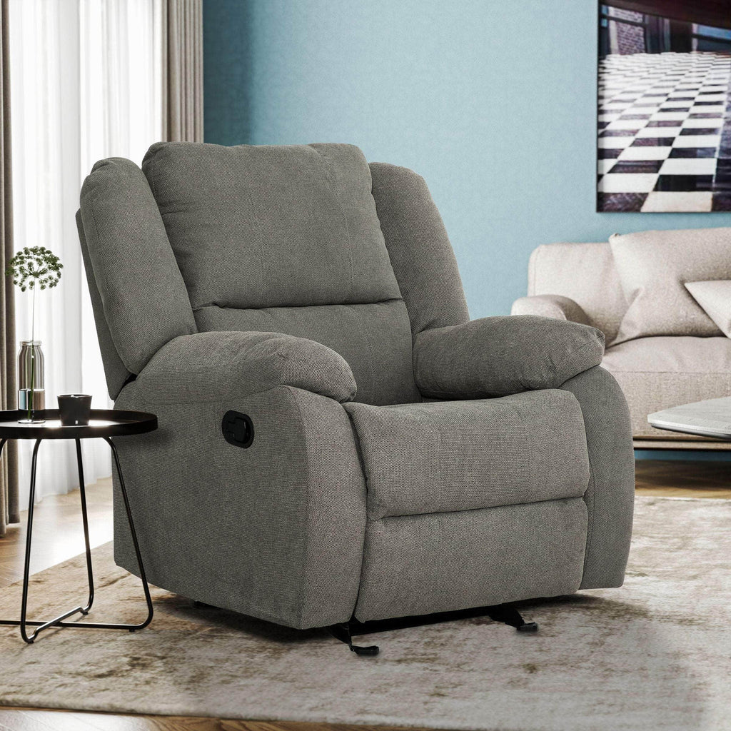 Amos Rocker Reclining Chair in Allure Ash
