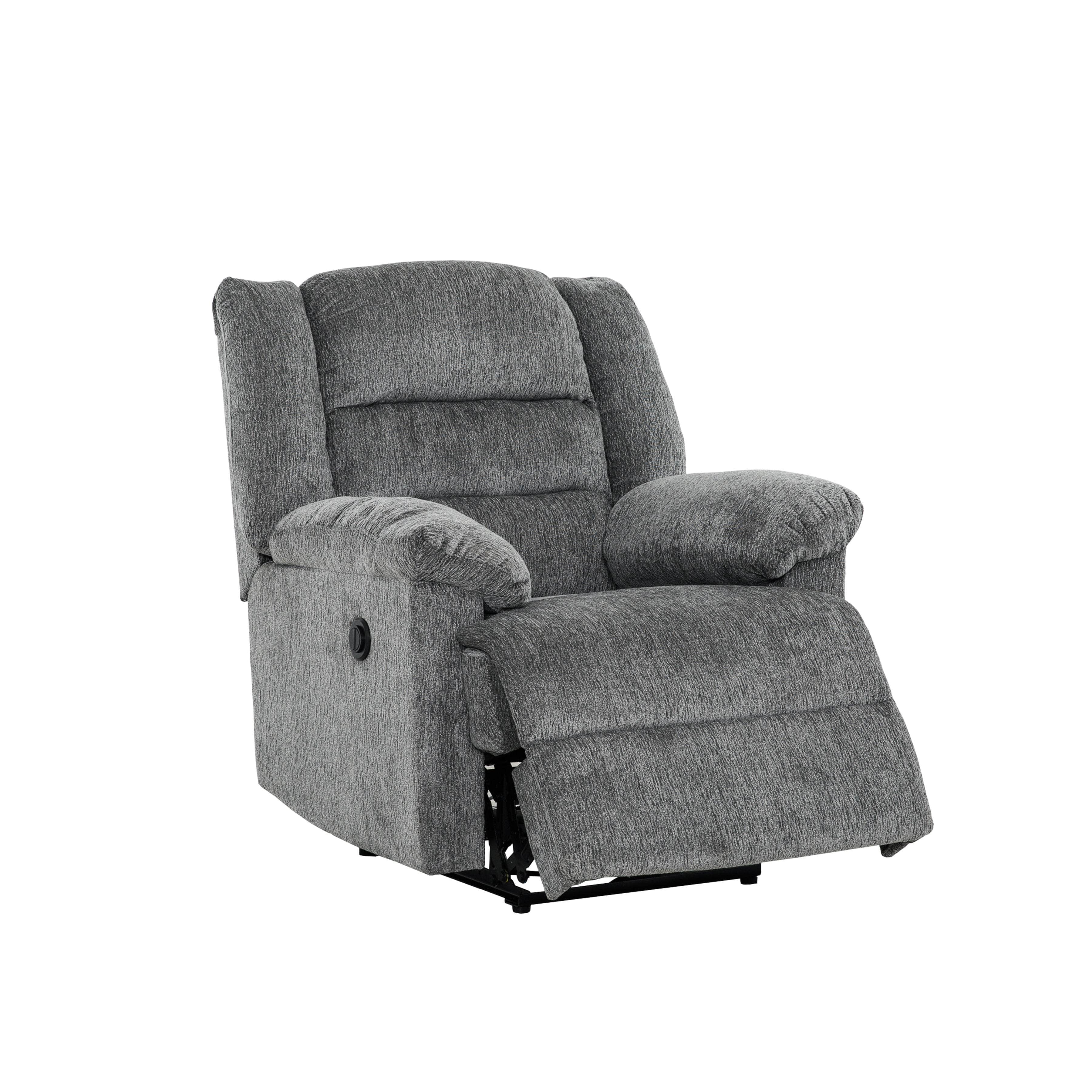 Connor Rocker Power Reclining Chair in Nova Grey
