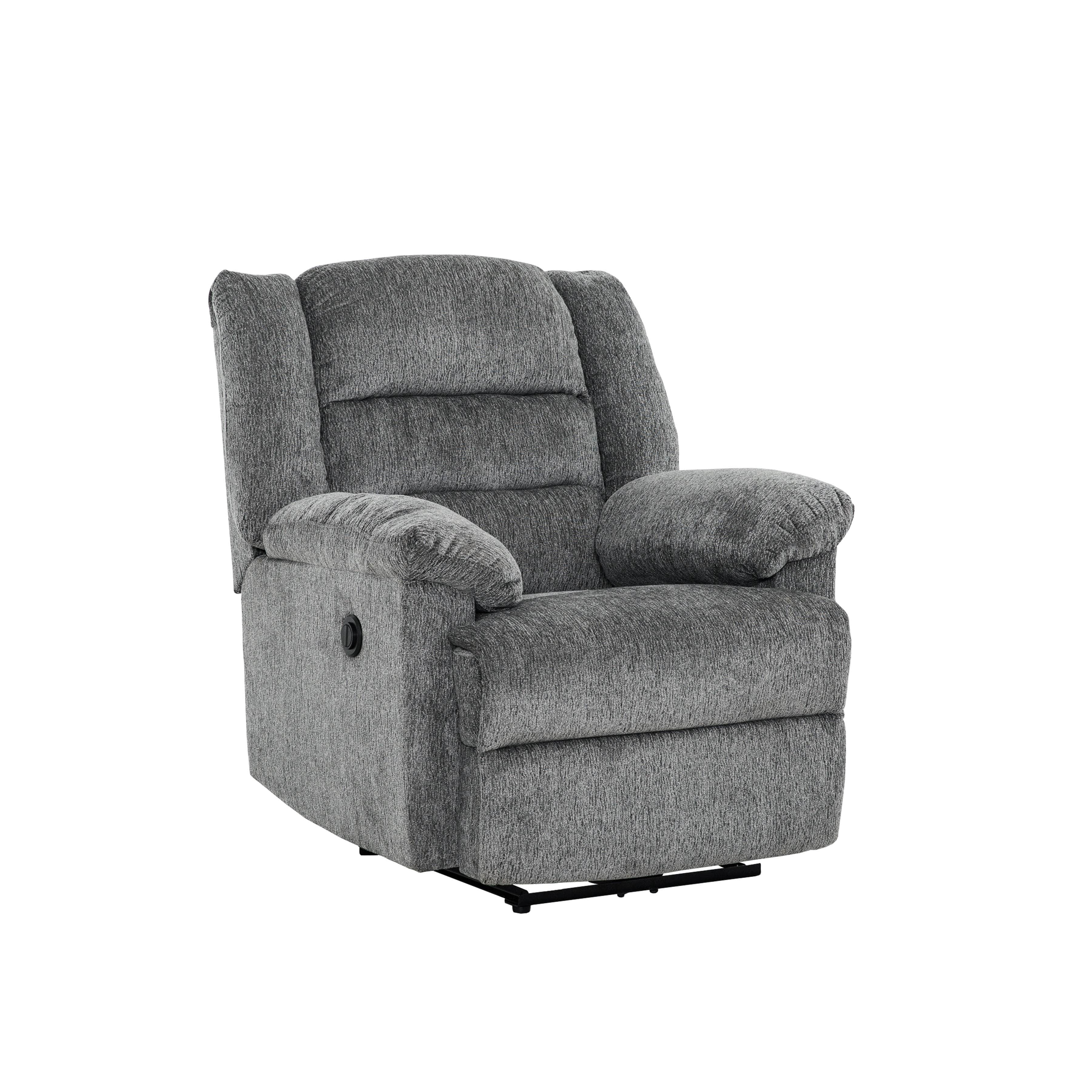 Connor Rocker Power Reclining Chair in Nova Grey