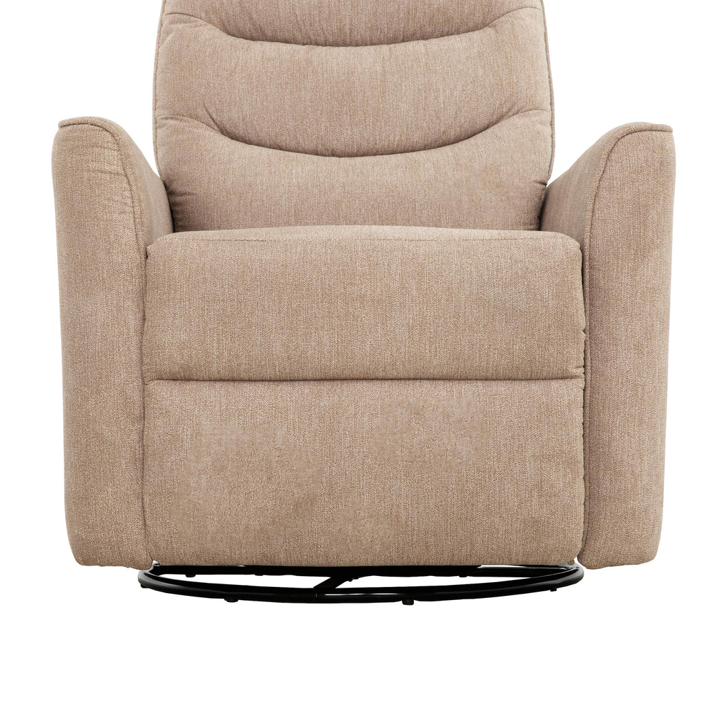 Denver Glider Reclining Chair in Linen Beige