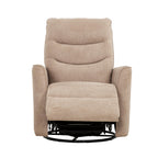 Denver Glider Reclining Chair in Linen Beige