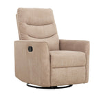 Denver Glider Reclining Chair in Linen Beige