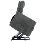 Denver Power Reclining Lift Chair in Linen Dark Grey