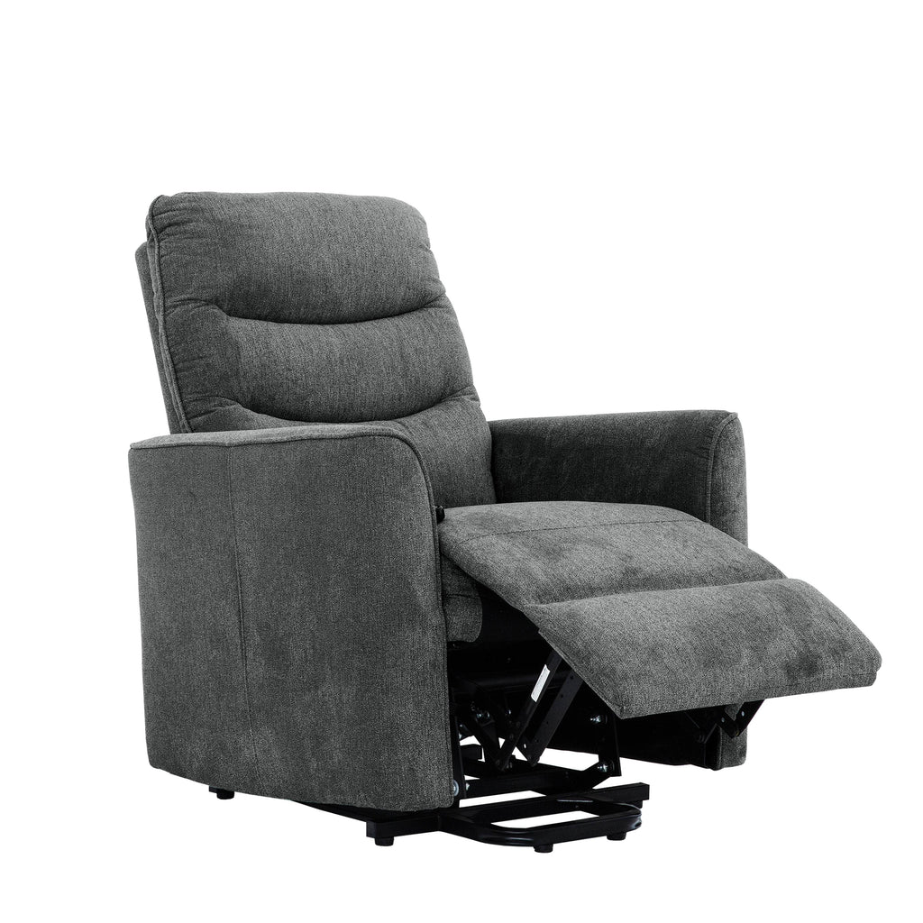 Denver Power Reclining Lift Chair in Linen Dark Grey