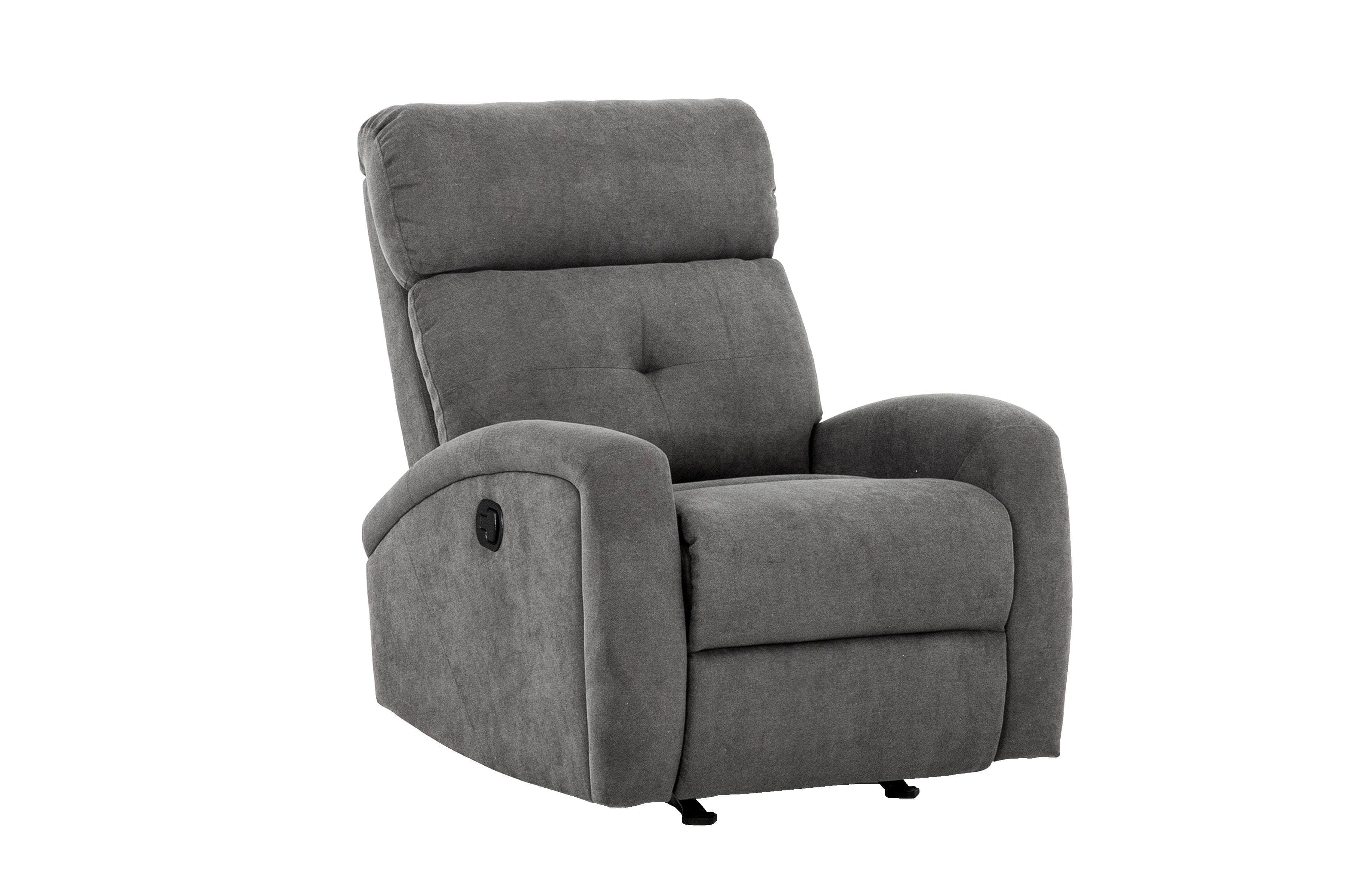 Josephine Rocker Reclining Chair in Grey