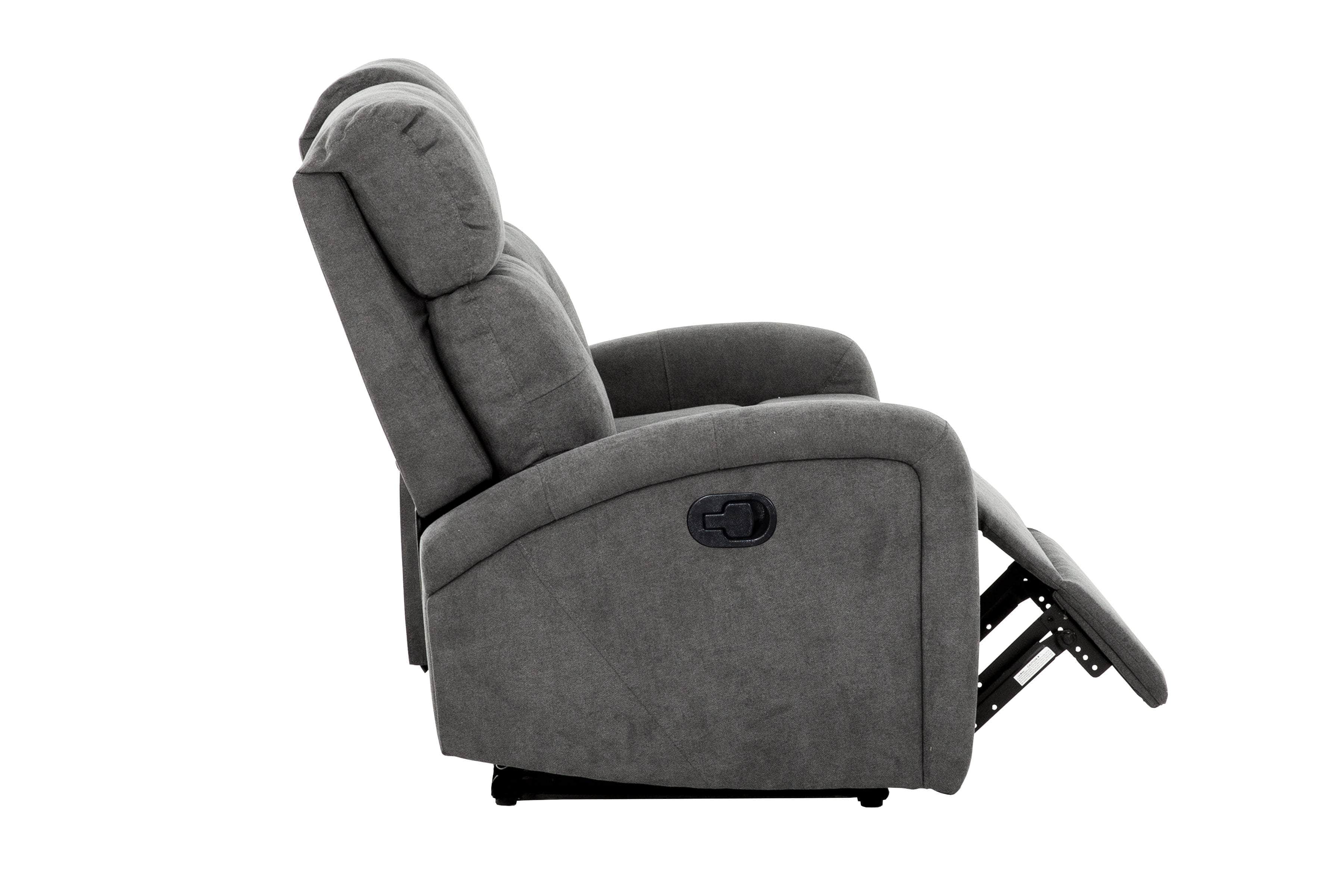 Josephine Rocker Reclining Chair in Grey