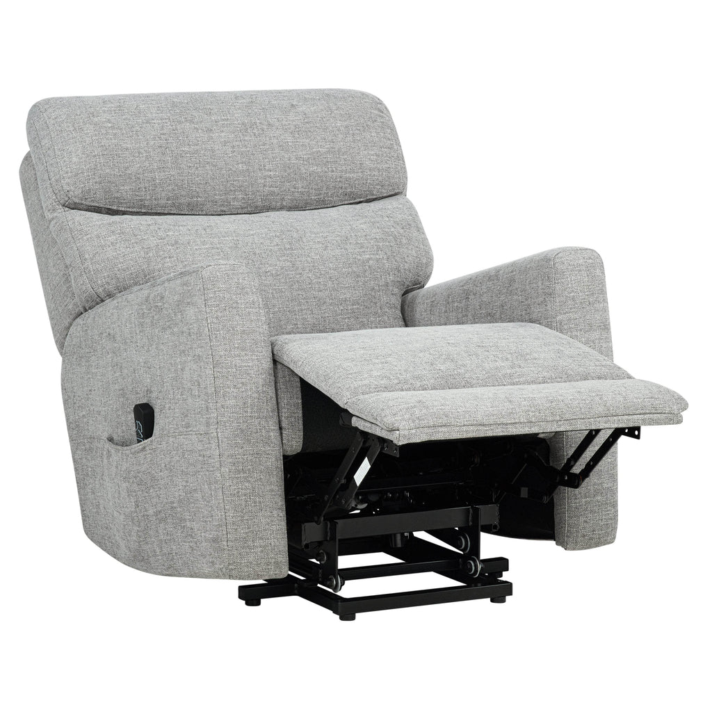 Stearns & Foster® Morrow Power Reclining Lift Chair in Nela Grey