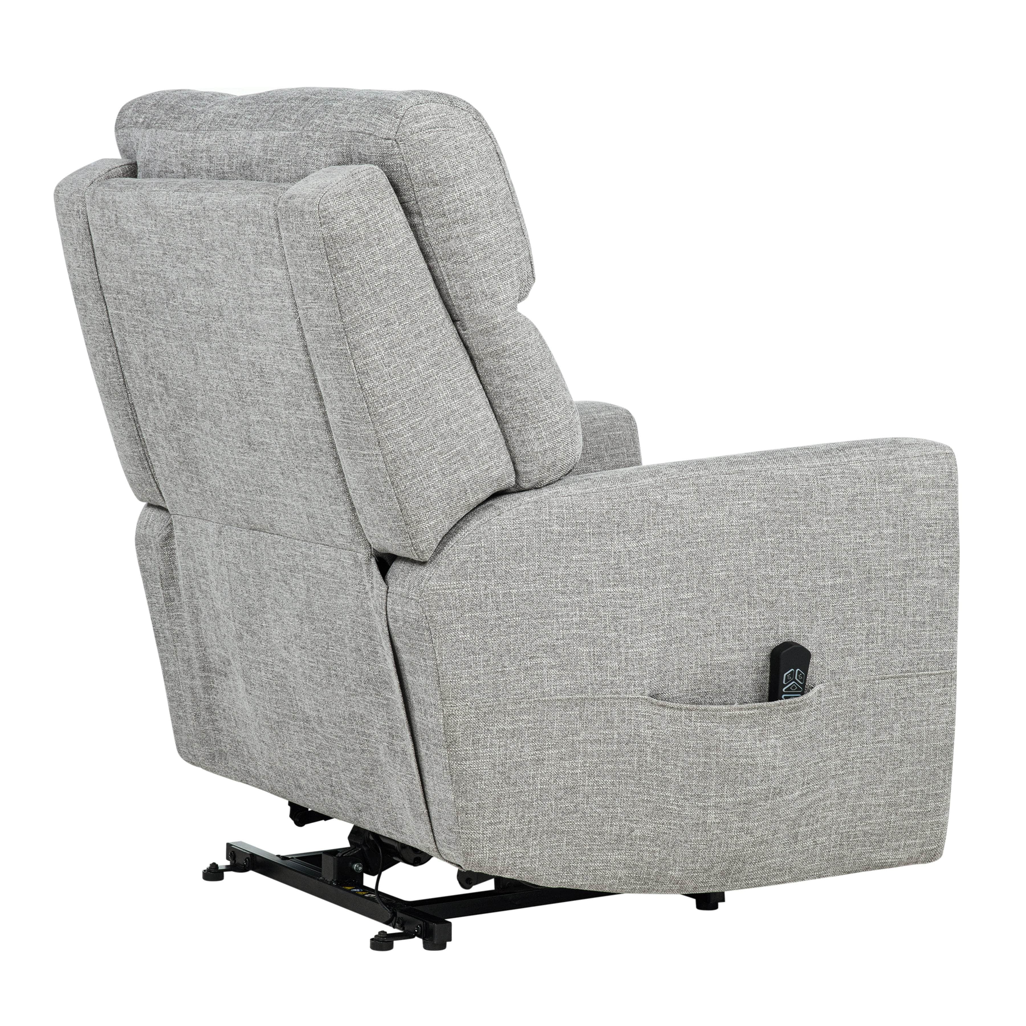 Stearns & Foster® Morrow Power Reclining Lift Chair in Nela Grey